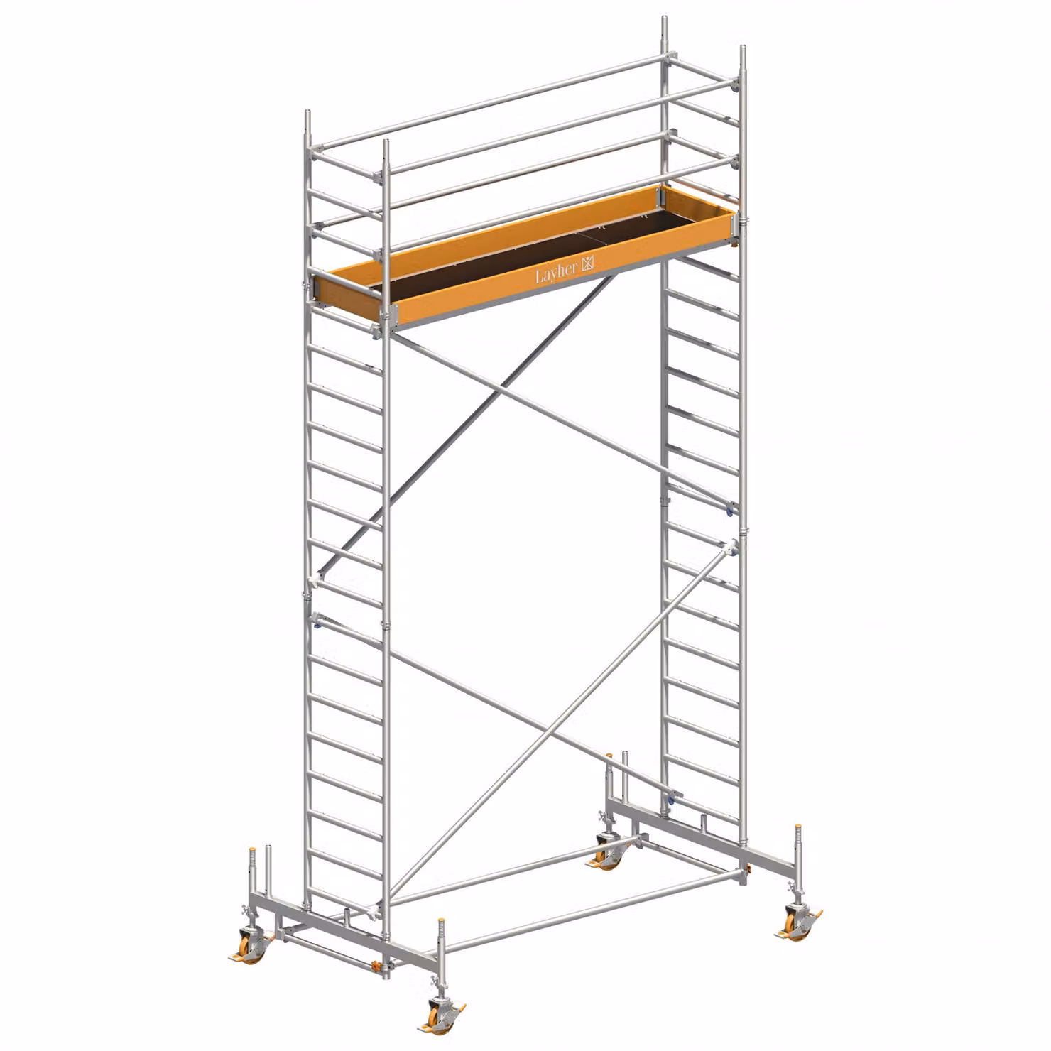 Ponteggio mobile Layher Uni Standard 6,35 m AH (DIN EN 1004:2004)