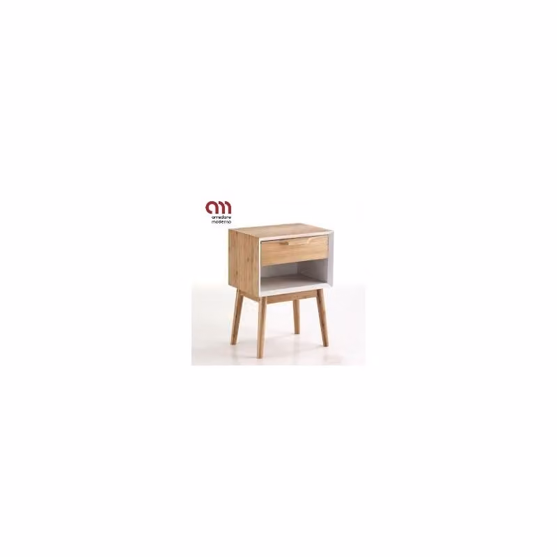 Tavolino / Comodino Hijo White Tomasucci