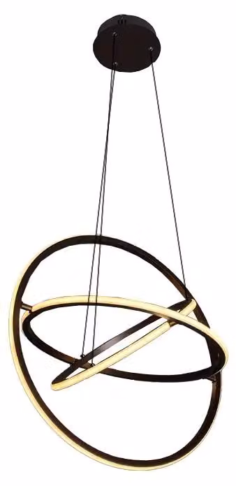 Lampada a sospensione a LED con cavo + telecomando, 105W - J4350/BR