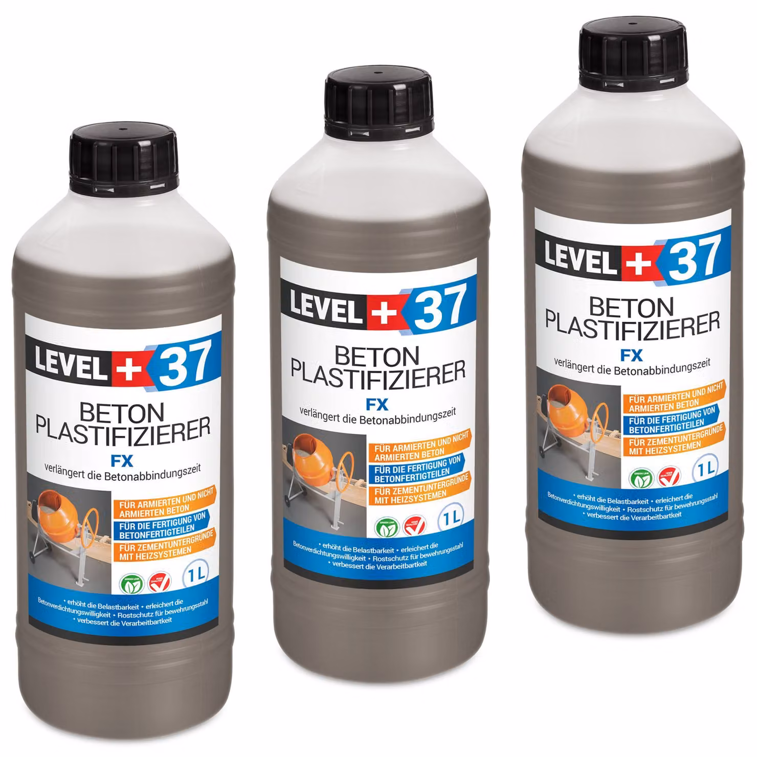 Plastificante per calcestruzzo e massetti 3L BETON PLASTICIZZATORE FX L+37