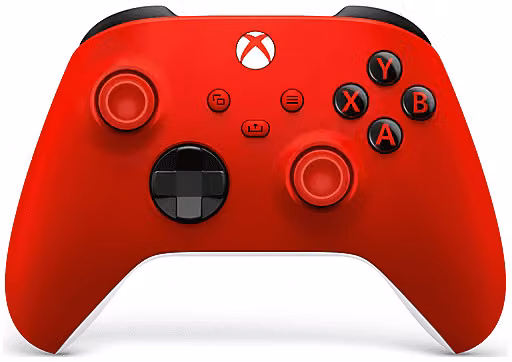 Controller Wireless Microsoft Xbox Rosso con Bluetooth, USB-C e Jack 3,5 mm per Xbox, PC e Mobile