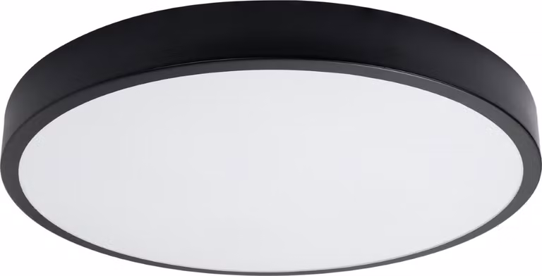 Plafond ONYX 60 nero LED 3000K 1xLED 65W Alluminio 6x60x60cm Sollux Illuminazione
