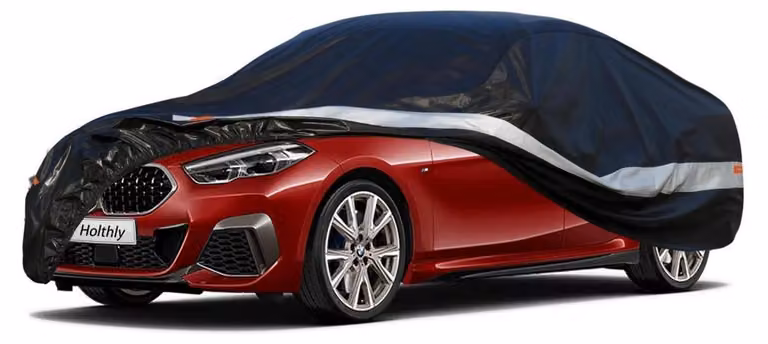 Copertura per auto, 10 strati, impermeabile e traspirante, per BMW Serie 2 (2013-2023), colore nero