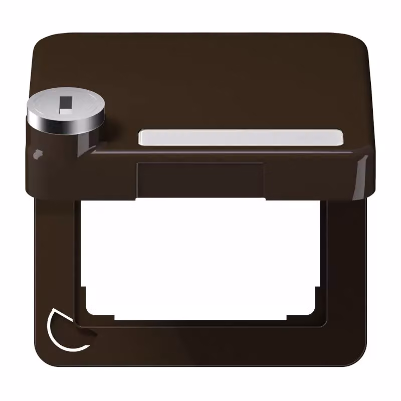 Jung CD590BFKLSLBR Coperchio ribaltabile con serratura di sicurezza