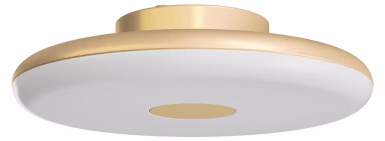 OSMONT ZET60006 ZETA 1 FP Plafona/applique in plastica, Golden Beach / Bianco, grado di protezione IP40, 3000 K, LED da 31 W