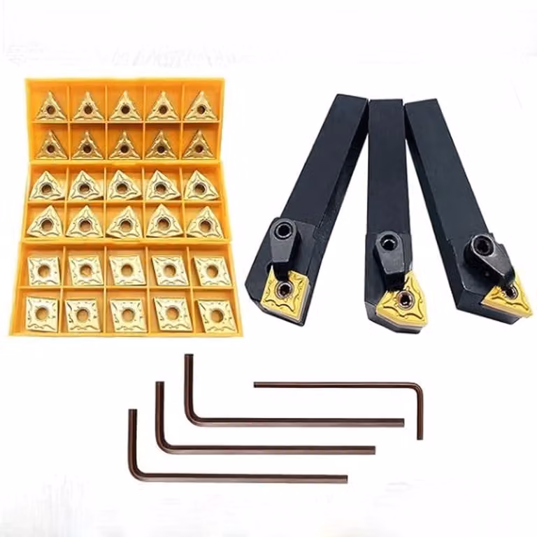 Set di utensili da tornio CNC da 5/8 di pollice, composto da 36 pezzi, modello MTJNR1616H16, per lavorazione dei metalli