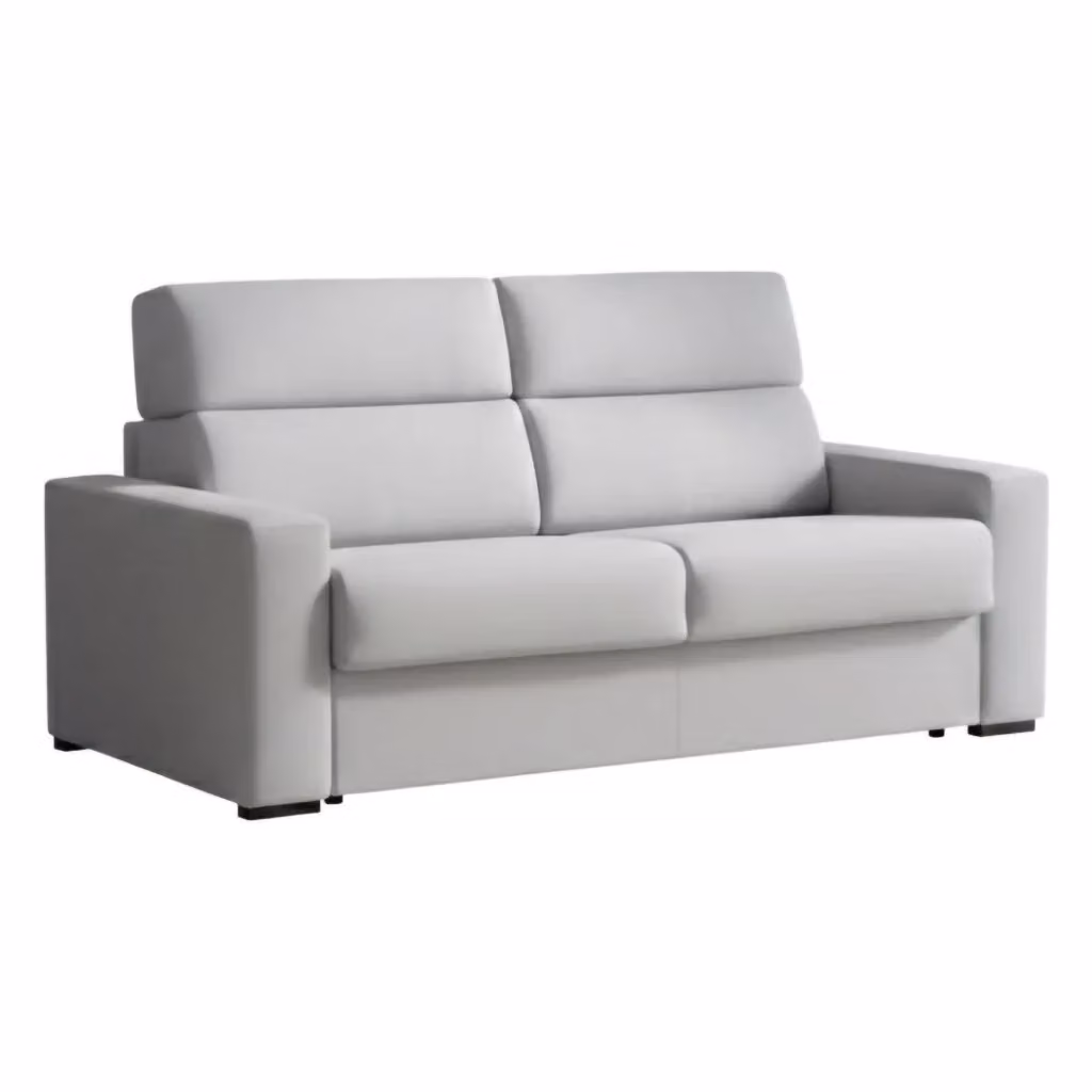 Ozegna Divano Fisso 3 Posti Made in Italy con Rivestimento Sfoderabile Grigio L: 220 cm, P: 95 cm – 2