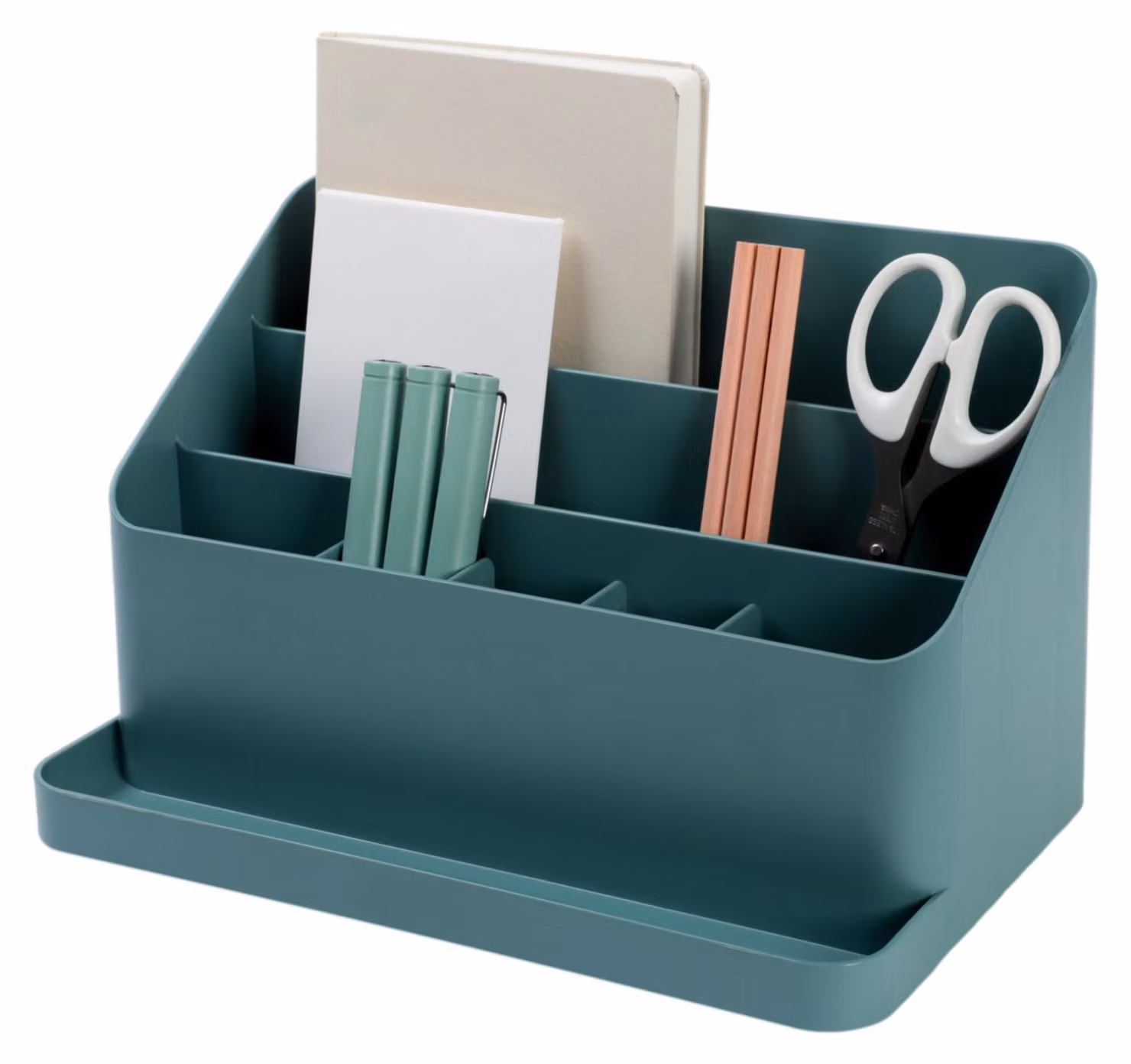 Organizzatore da scrivania verde: una soluzione di archiviazione elegante per l'ufficio