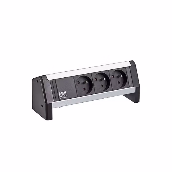 BACHMANN DESK 3xUTE 35° nero In-Out:GST18