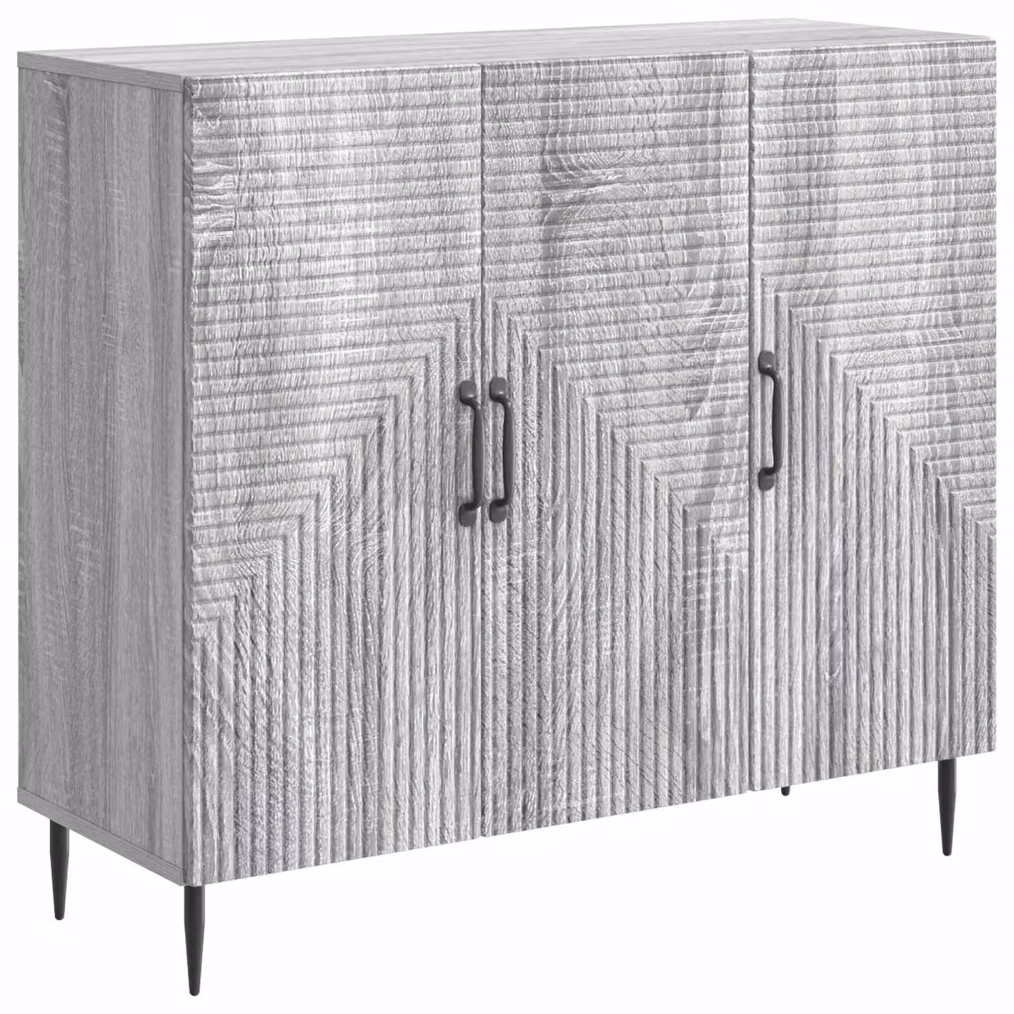 Credenza Grigio Sonoma 89 x 34,5 x 80 cm Legno ingegnerizzato