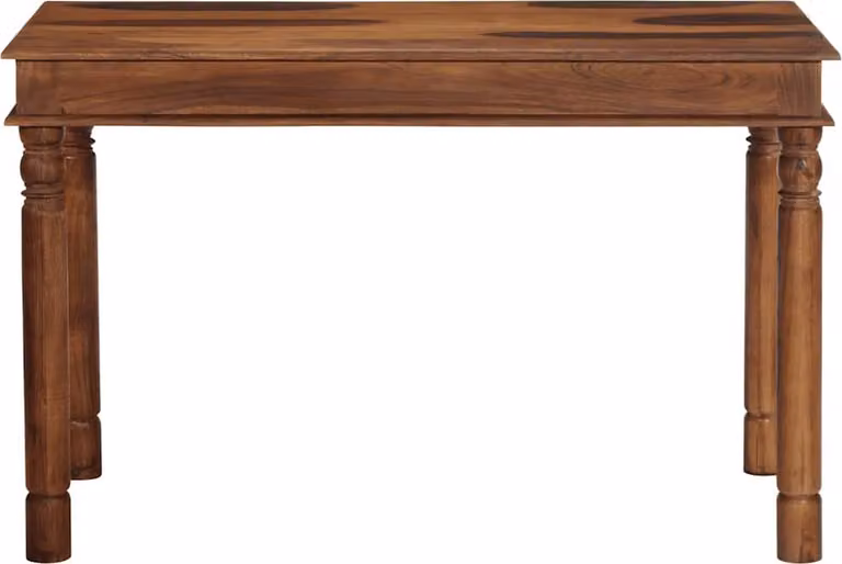 vidaXL Tavolo da pranzo 120×60×77 cm in legno massiccio di acacia