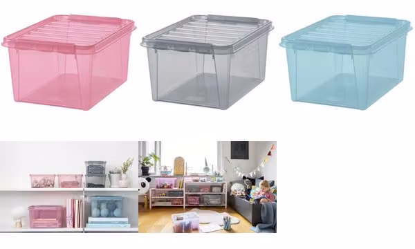 smartstore 3510972 smartstore Aufbewahrungsbox COLOUR 31, 32 Liter, rosa