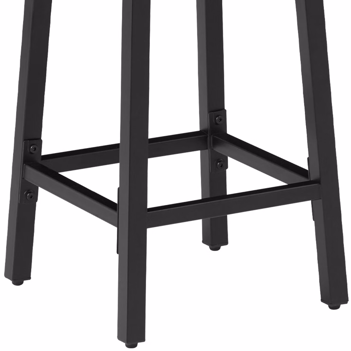 Sgabelli da bar TecTake in stile industriale con seduta marrone e struttura in metallo – 1