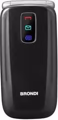 Cellulare 2G GPRS Brondi Amico Leale Black in metallo