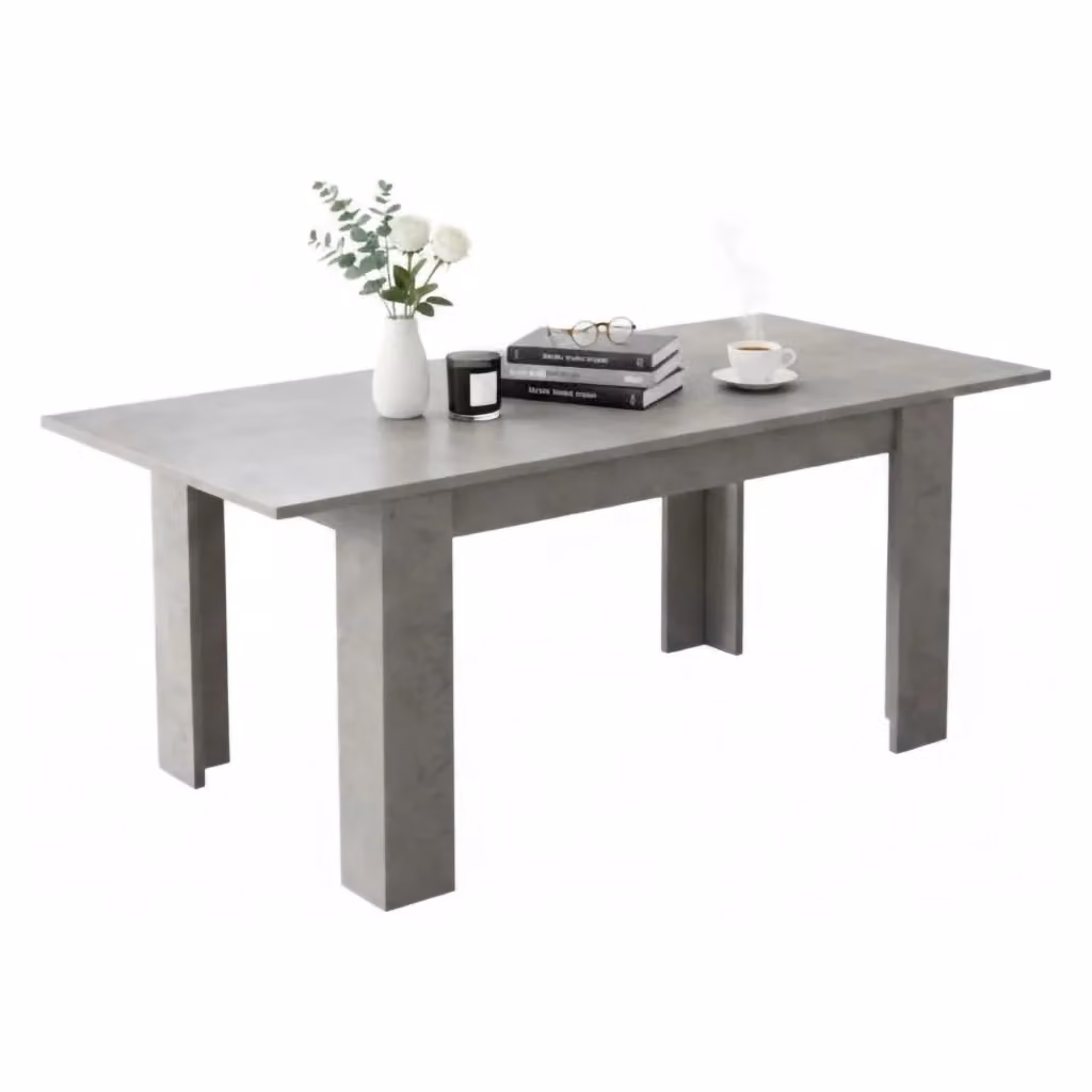 Tavolo allungabile Marene DMORA, rettangolare, Grigio – 2