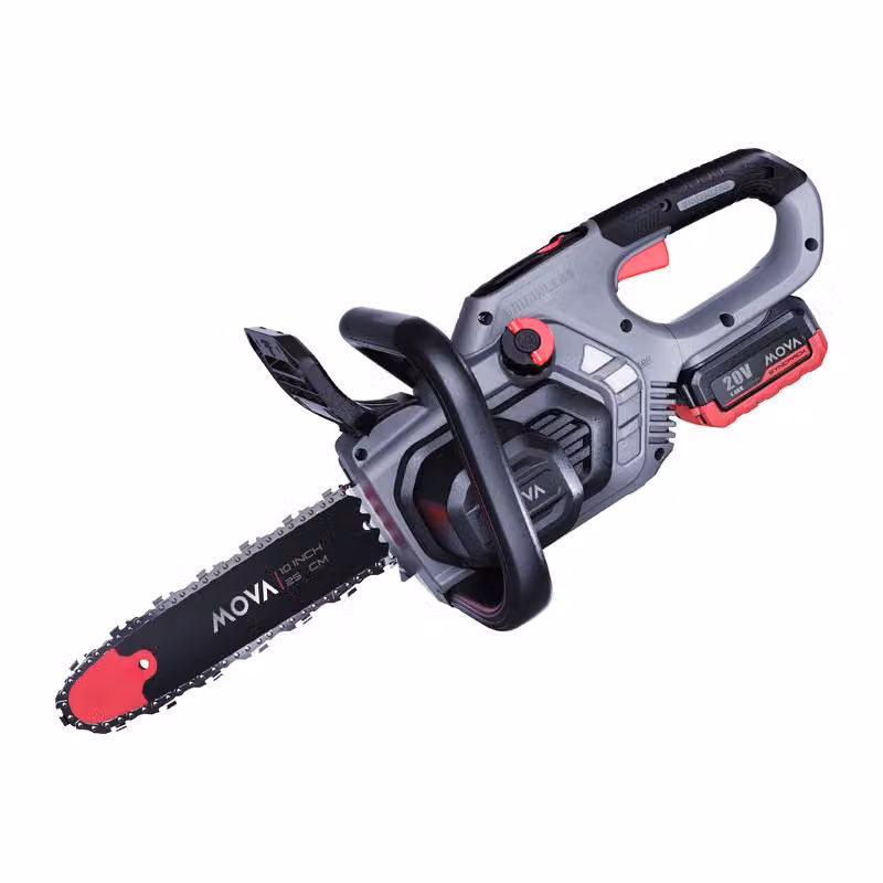 Troncatrice a catena elettrica a batteria, senza spazzole, da 25 cm, modello MOVA GC210