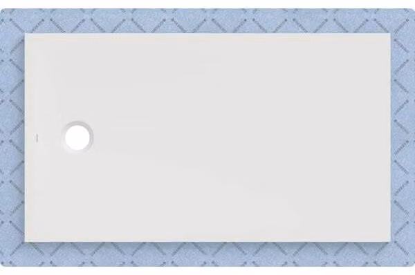 Geberit CleanFloor30 surface de douche, intégrée, avec voile d'étanchéité, 140x80cm, 551.007.00.1, 551.007.00.1