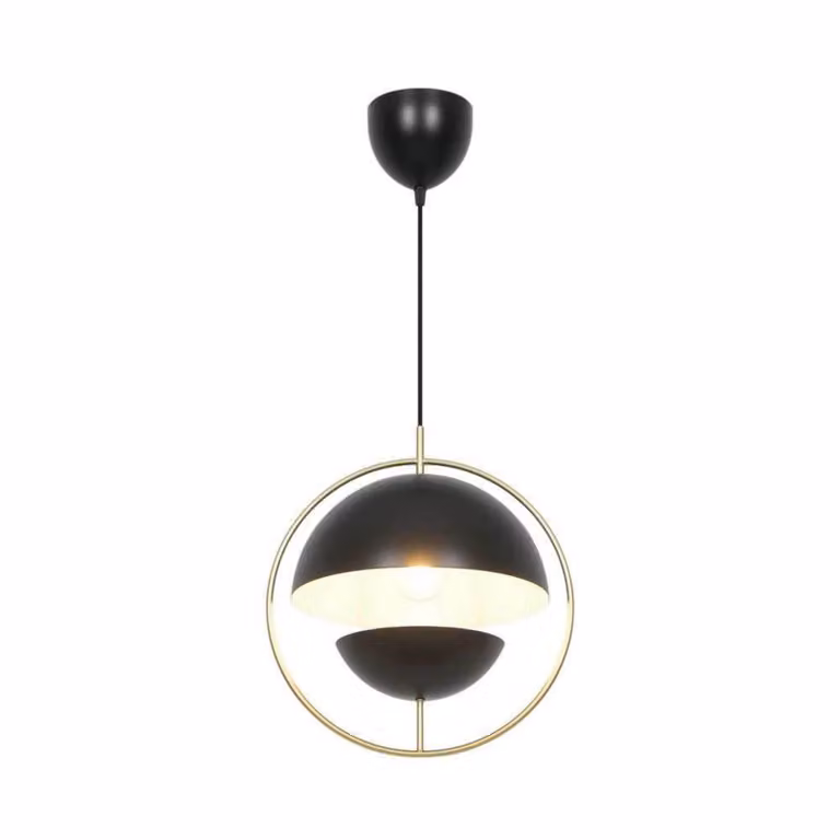 Nordlux Lampada a sospensione Tavia, dimmerabile, Nero, Soggiorno / Sala da pranzo, Metallo, Scandinavo, Lampada a sospensione