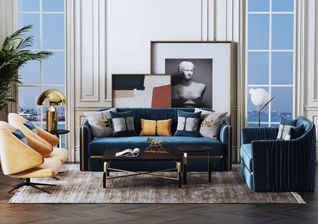 Sofagarnitur 3+2 Sitzer Set Design Sofa Polster Couchen Couch Modern Garnitur