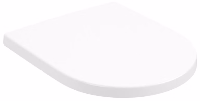 Siège de WC Villeroy & Boch Subway 3.0, ovale, SoftClose, QuickRelease, 374x438x42mm, 8M42S1RW, 8M42S1RW