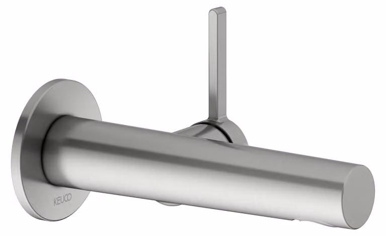 KEUCO EDITION 400 Mitigeur monocommandé pour lavabo, encastré pour montage mural, saillie 165mm, 51516060101, 51516060101