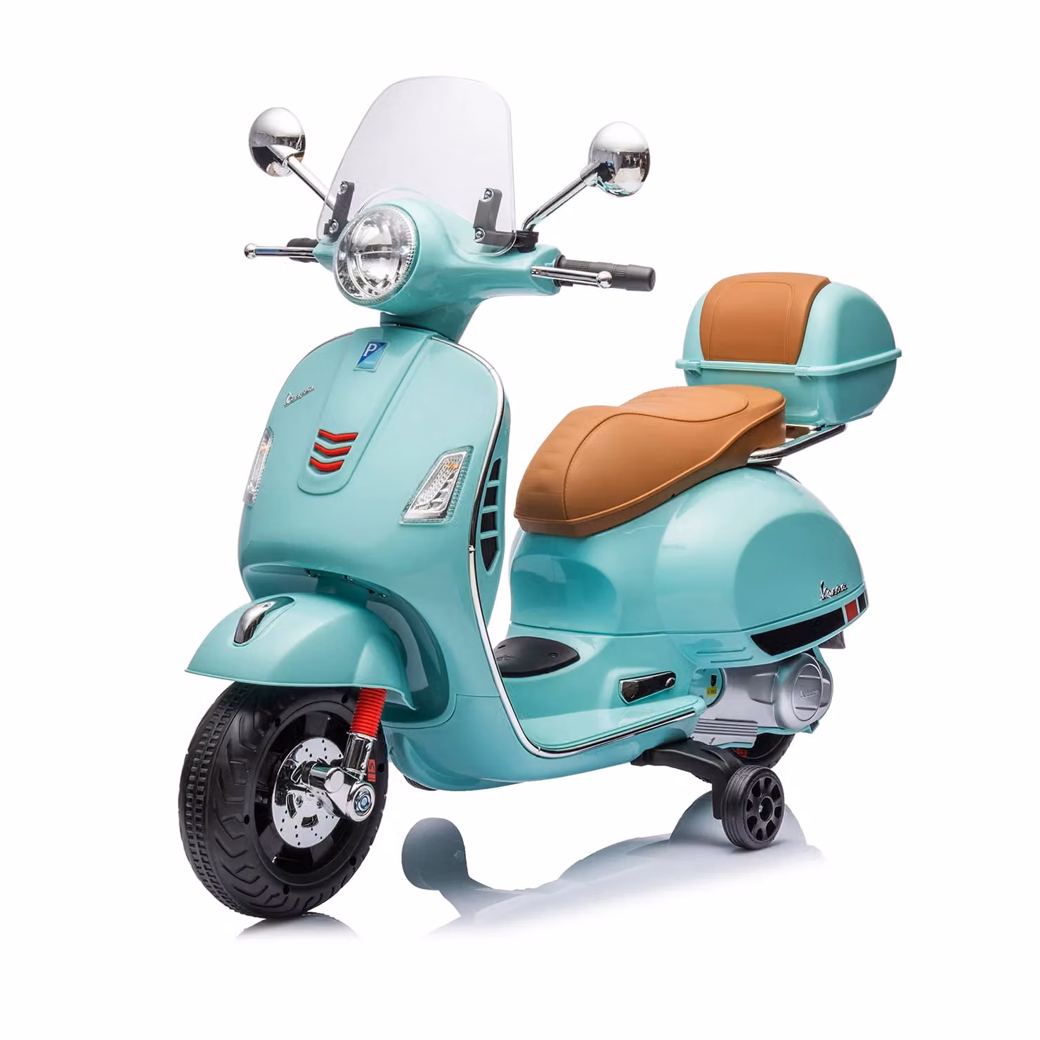 Tu Giochi Vespa Elettrica per Bambini Verde con Luci e Musica e Batteria Ricaricabile