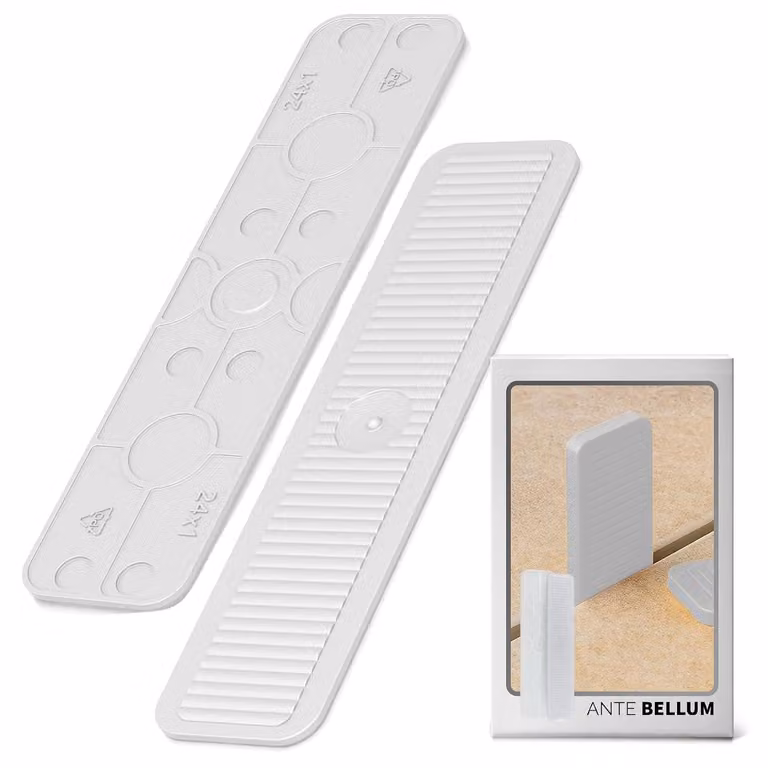 Distanziali in plastica, 1 mm, confezione da 200 pezzi, rondelle di supporto per finestre e mobili