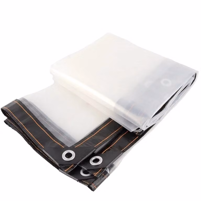 Pellicola in polietilene trasparente, spessore 0,1 mm, protezione impermeabile, spessore 0,1 mm, dimensioni 3 x 5 metri