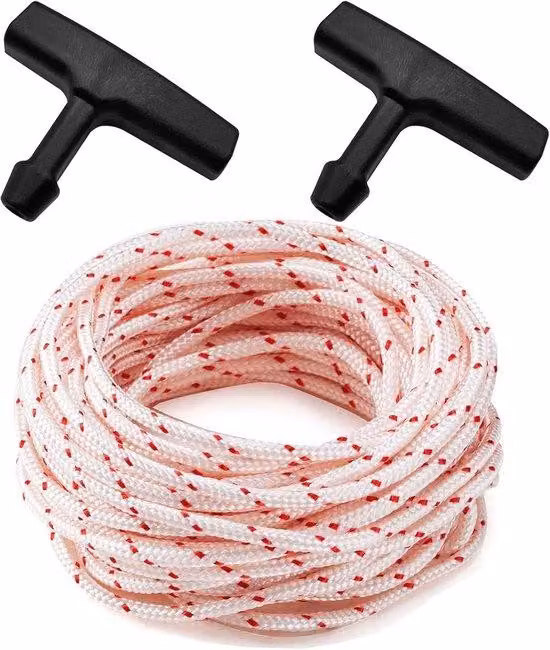 Kit di avviamento a rinculo, universale, 2 pezzi, nero, poliestere