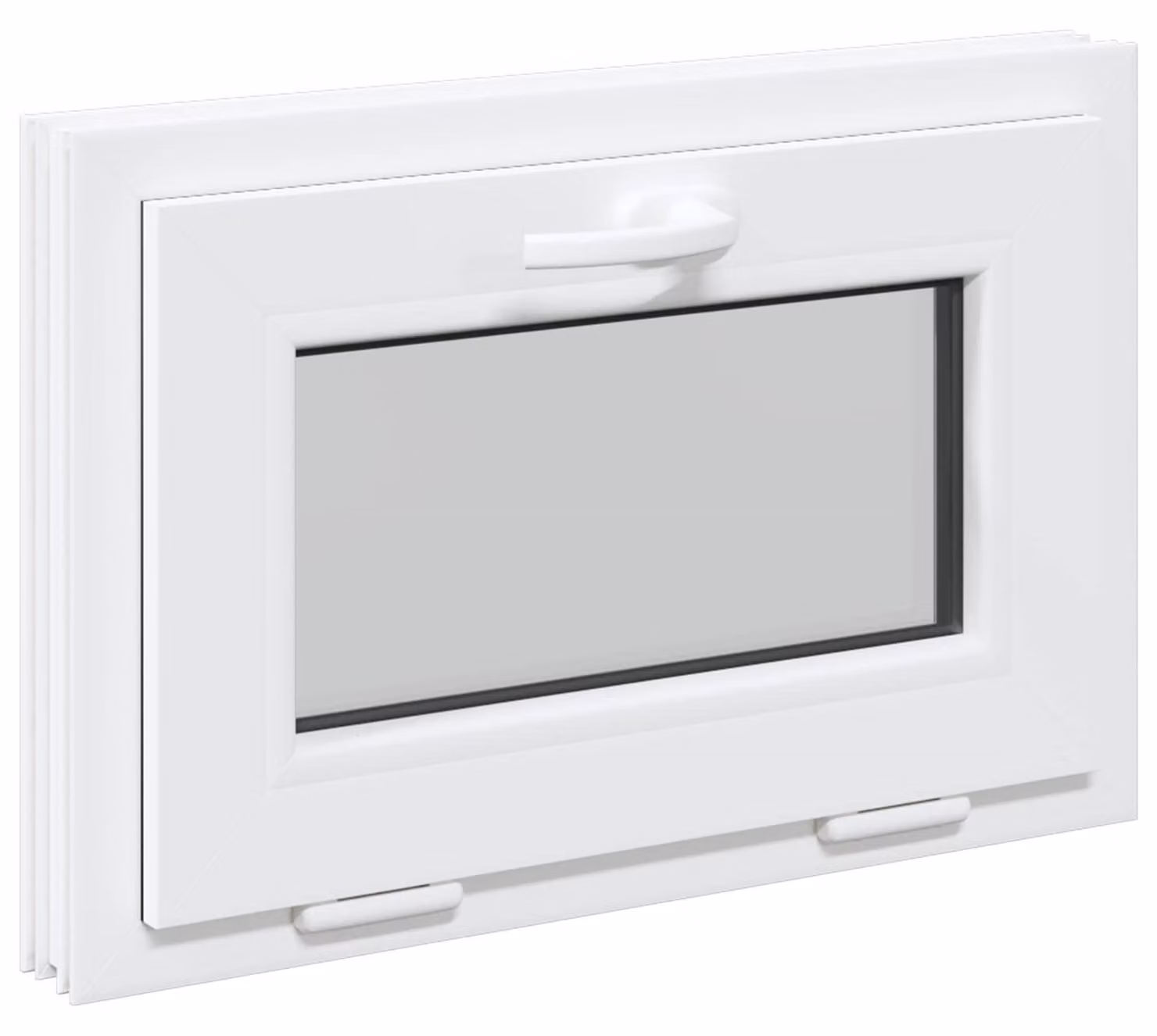 Finestra per Soffitta RISOR 60 x 40 cm PVC e Vetro Bianco