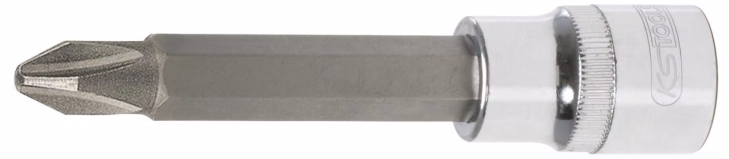 KS TOOLS 1/2" CHROMEplus bit socket lungo PH4 - 918.1756