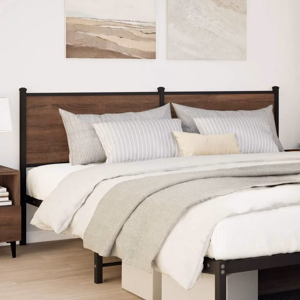vidaXL Testiera di Ricambio Rovere Marrone 180 cm Legno Multistrato