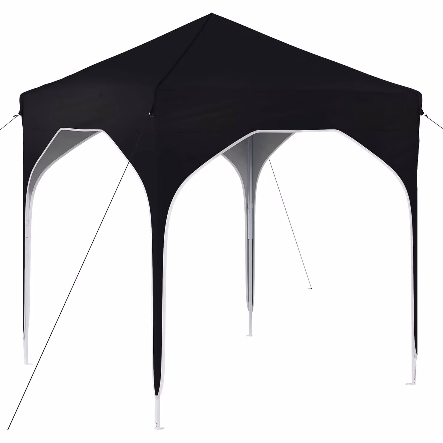 Tenda per feste a pop-up 194 x 194 x 245 cm Antracite