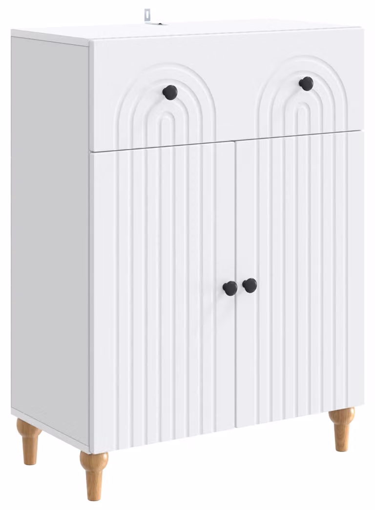 Credenza Bianco 66 x 34,5 x 90 cm Legno ingegnerizzato