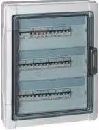 Centralino da parete Bticino Idroboard F107N54D bianco con 54 moduli IP65