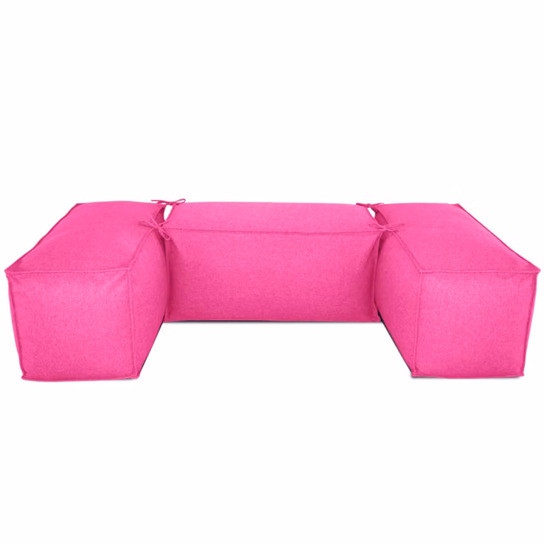 Salottino Quadrato Fucsia
