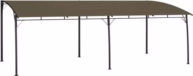Tenda Parasole da Giardino VIDAXL Grigia L/P/H: 600 x 300 x 255 cm – 1