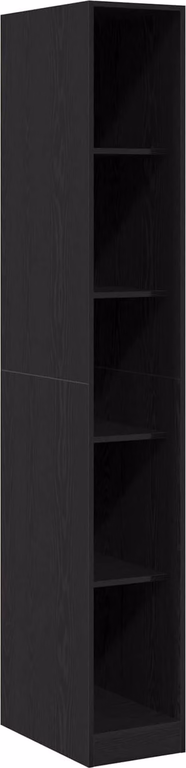 Guardaroba Rovere Nero 30 x 50 x 200 cm Legno multistrato