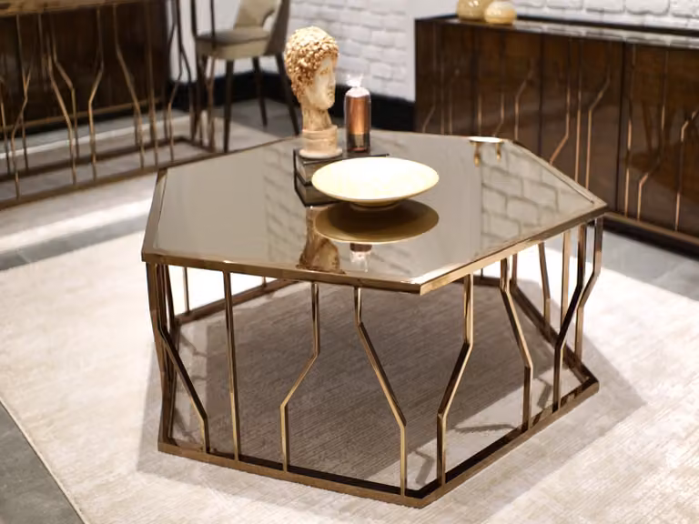 Exklusiver Couchtisch Designer Wohnzimmer Tisch Edle Kaffeetische