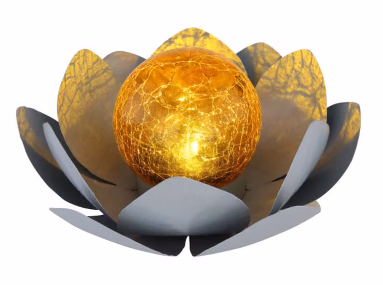 Luce solare giardino ninfea globo lampada solare luce esterna solare 33532