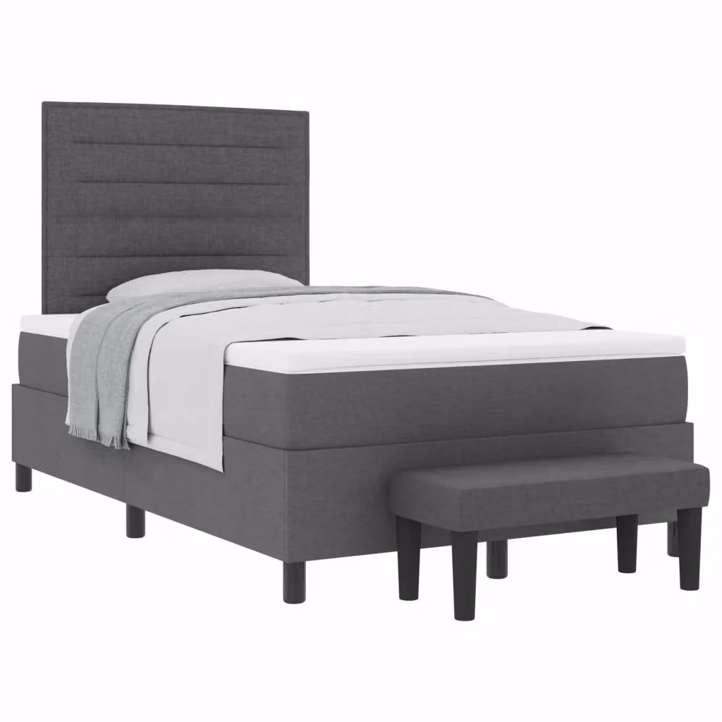 Letto ibrido con materasso vidaXL in tessuto Grigio, L: 120 cm, P: 200 cm, H: 280 cm – 2