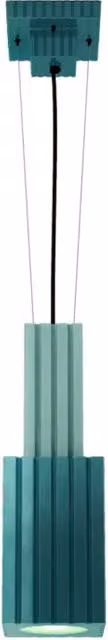Sospensione Vintage Metra Ceramica Turchese E Verde Petrolio 1 Luce E27