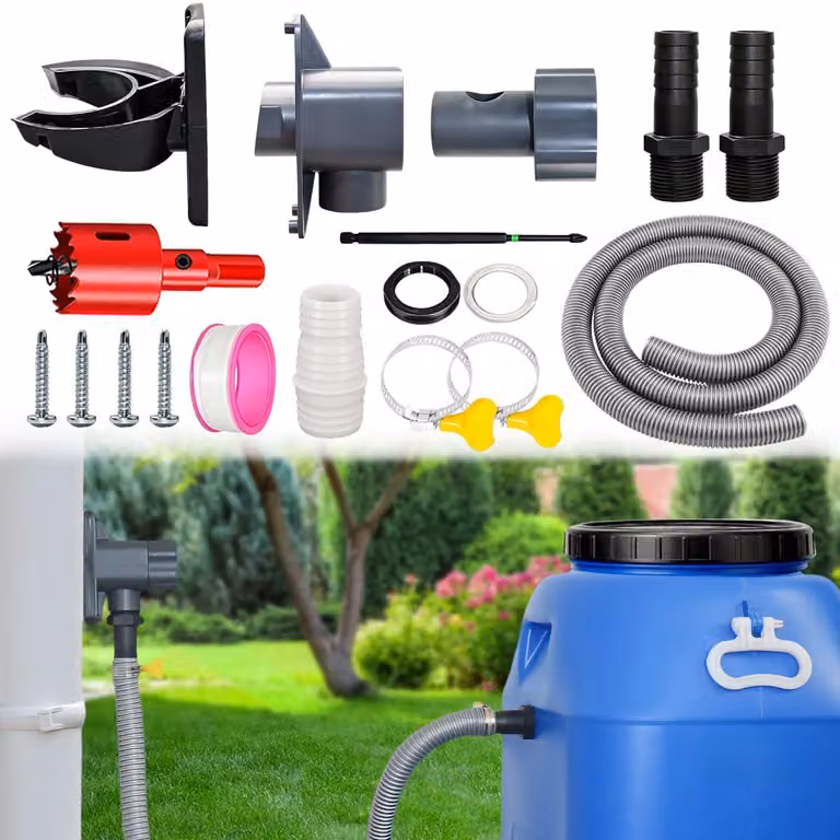 Contenitore da 300 litri, in plastica, di colore verde scuro, per uso in giardino