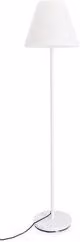 Lampada da terra YOKU Bizzotto Bianco, design moderno per giardino, IP44, L/P/H: 40 x 40 x 166 cm