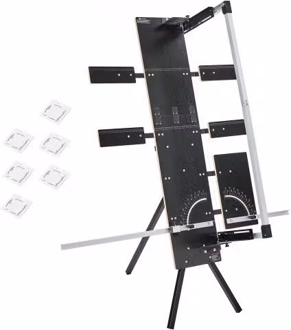 Taglierina Elettrica per Polistirolo a Filo Caldo VEVOR 200 W, Modello Autoportante con 6 Fili in Nichel-Cromo, Colore Nero