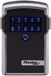 Master Lock 5441EURD Cassaforte per Chiavi Intelligente con Bluetooth e Tastiera Elettronica in Metallo Grigio da Parete – 1