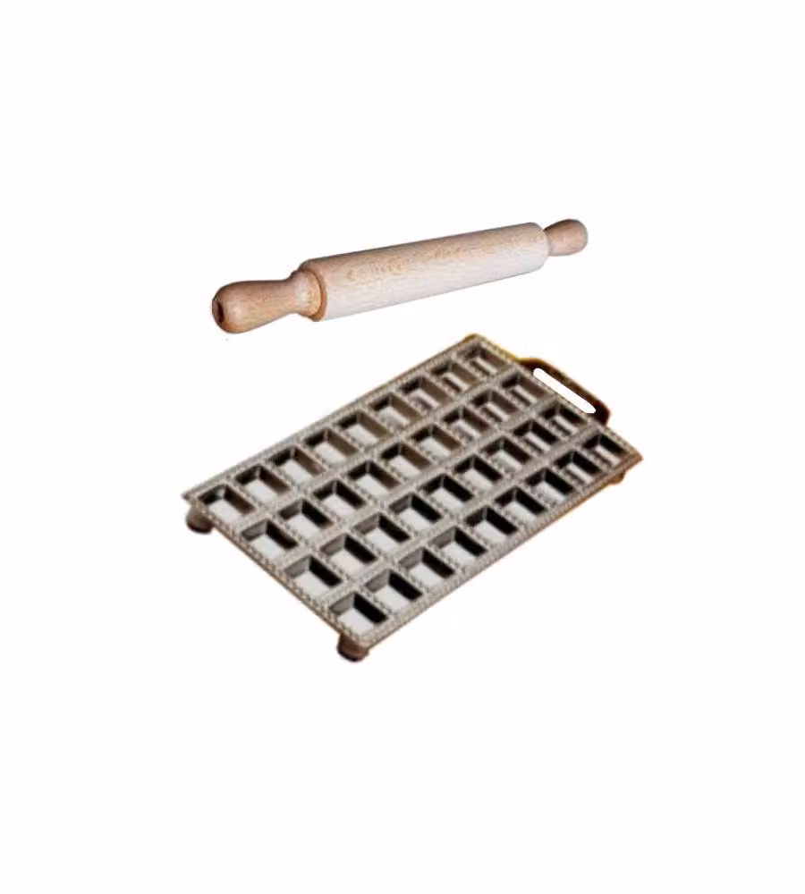 Stampo Ravioli Classici 24 Con Rullo     Ottinetti