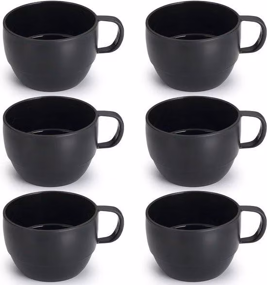 Set di contenitori per caffè in plastica - 350 ml - ideali per l'uso all'aperto