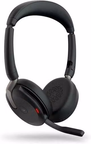 Jabra Evolve2 65 Flex Auricolare Wireless On-Ear Bluetooth con USB-C Nero – 1