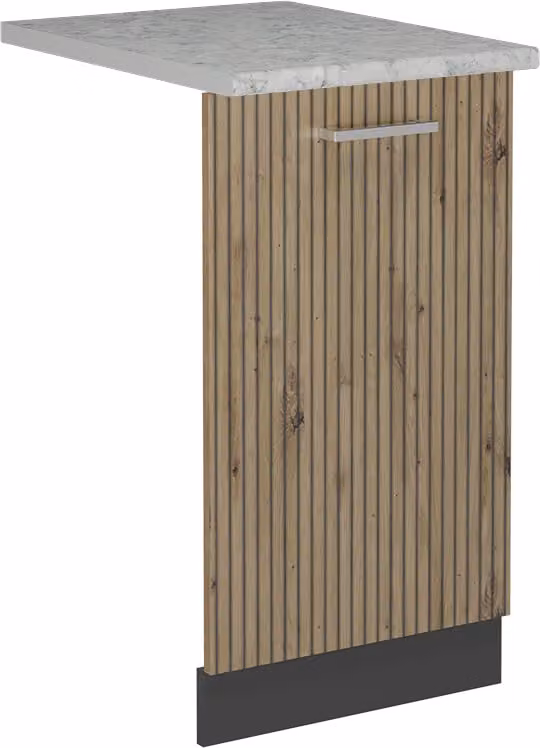 Pannello frontale della lavastoviglie Vicco R-Line Rovere artigianale 45 cm , PL Marmo, Model 55135